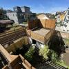 8e Sandstrand von Dachterrasse aus