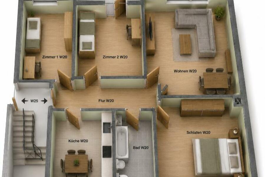 Grundriss 3D