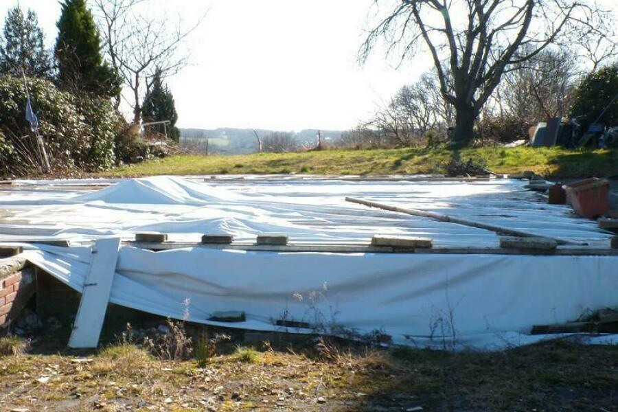 4 Blick auf den Keller (Baufenster)