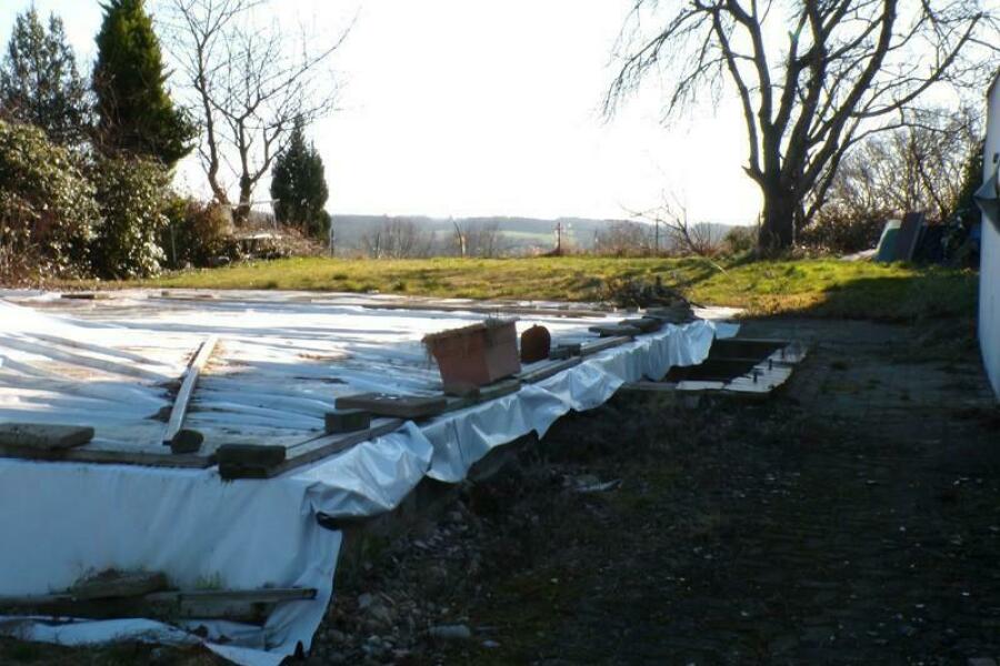 6 Blick auf das Baufenster (rechte Seite)
