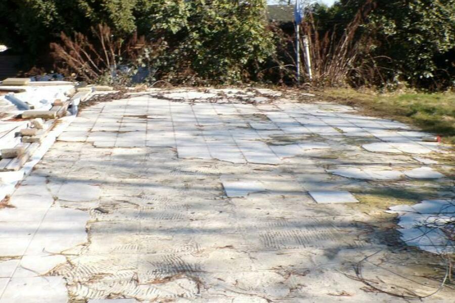 5 Blick auf die Terrassenfläche (Gartenterrasse)