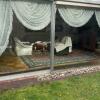 10 Gartenzugang Terrasse Wohnzimmer - eingelassene Heizung