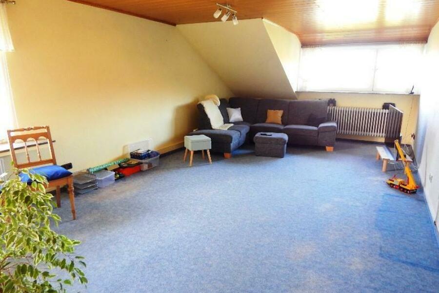 Das Wohnzimmer im Oberrgeschoss