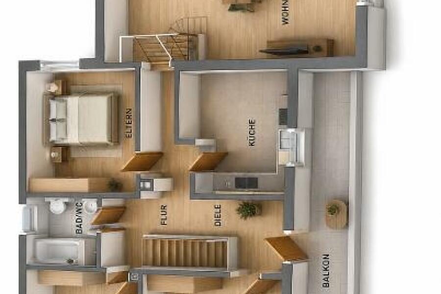 Obergeschoss 3D